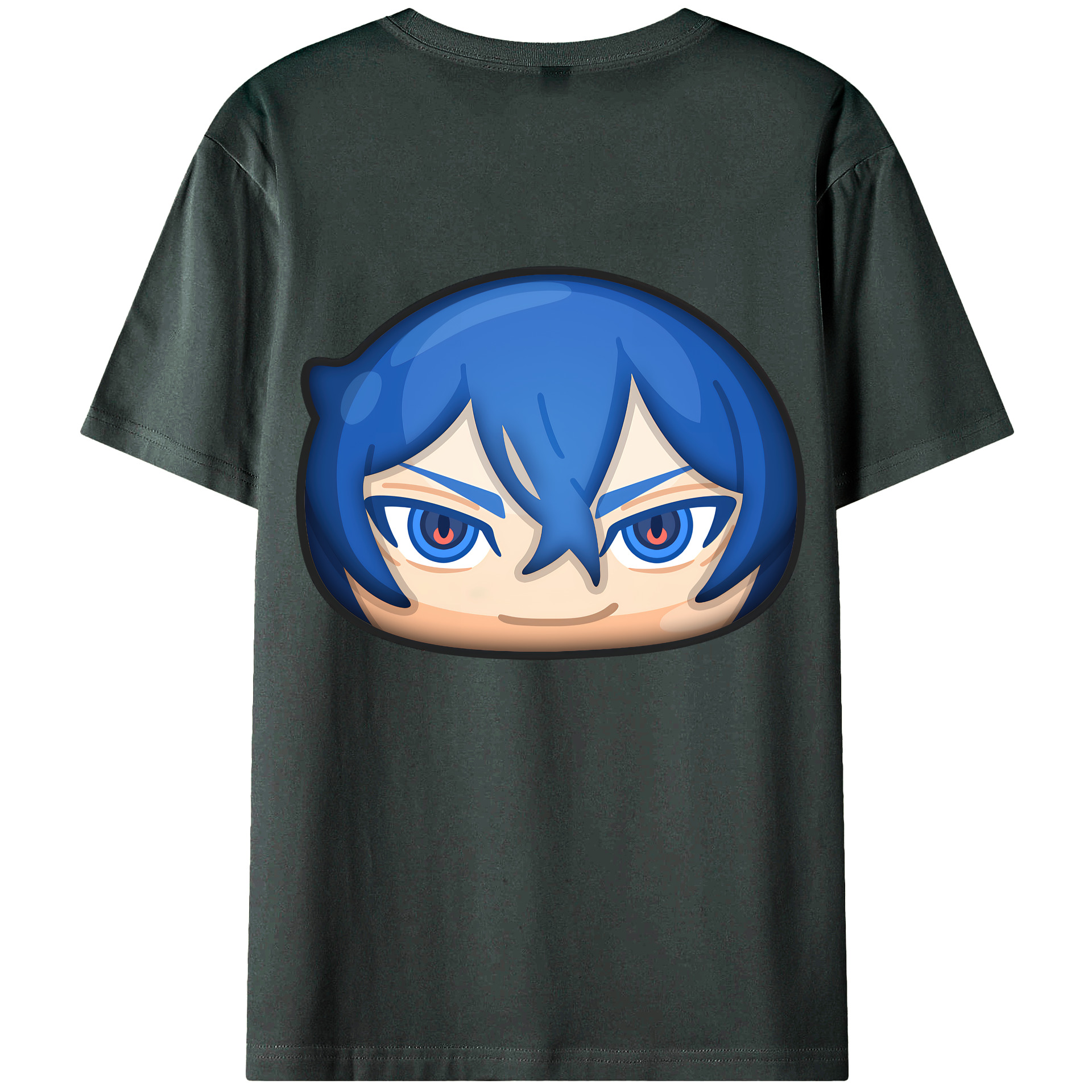 （画像用） 妖怪ウォッチ Yo-kai Watch 綿100％ メンズ半袖Tシャツ（バックプリント） 通気性
